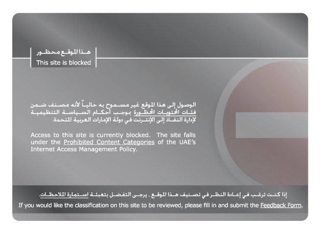 censored in the UAE