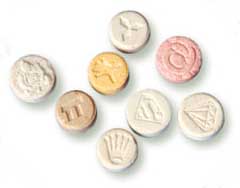 picture of tablets of MDMA